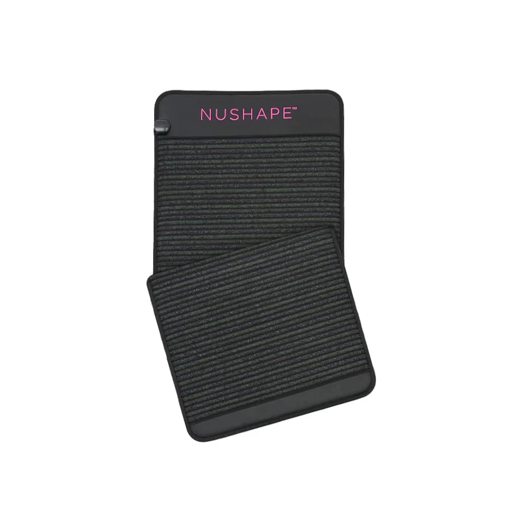Folded infrared PEMF mat with gemstones and graphene tech for recovery and pain relief