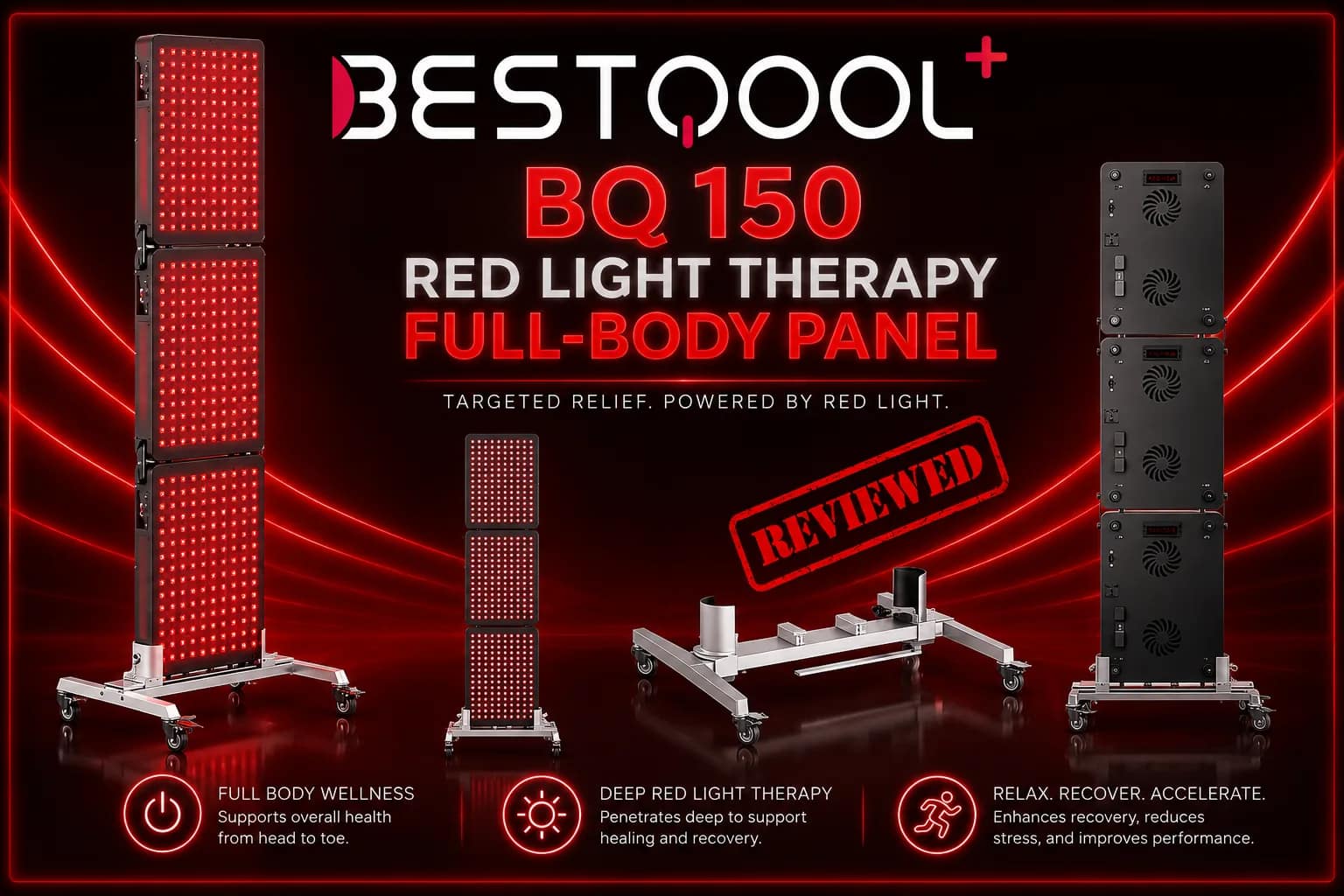 BestQool BQ 150 Red Light Therapy Panel Review