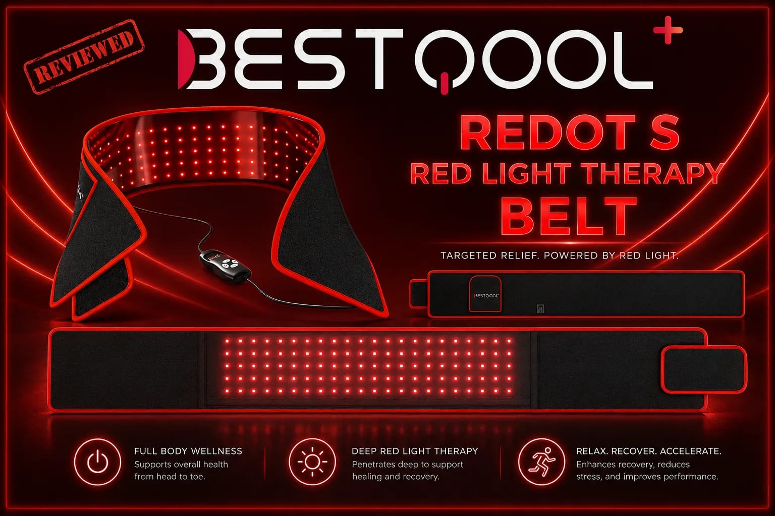 BestQool Redot S Red Light Therapy Belt Review