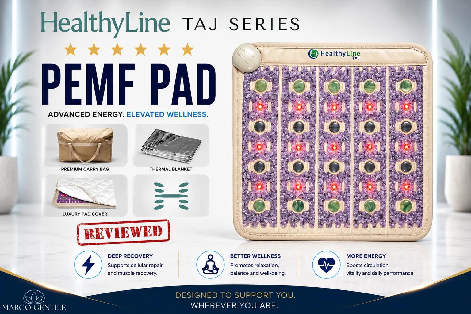 Healthyline TAJ PEMF Pad Review
