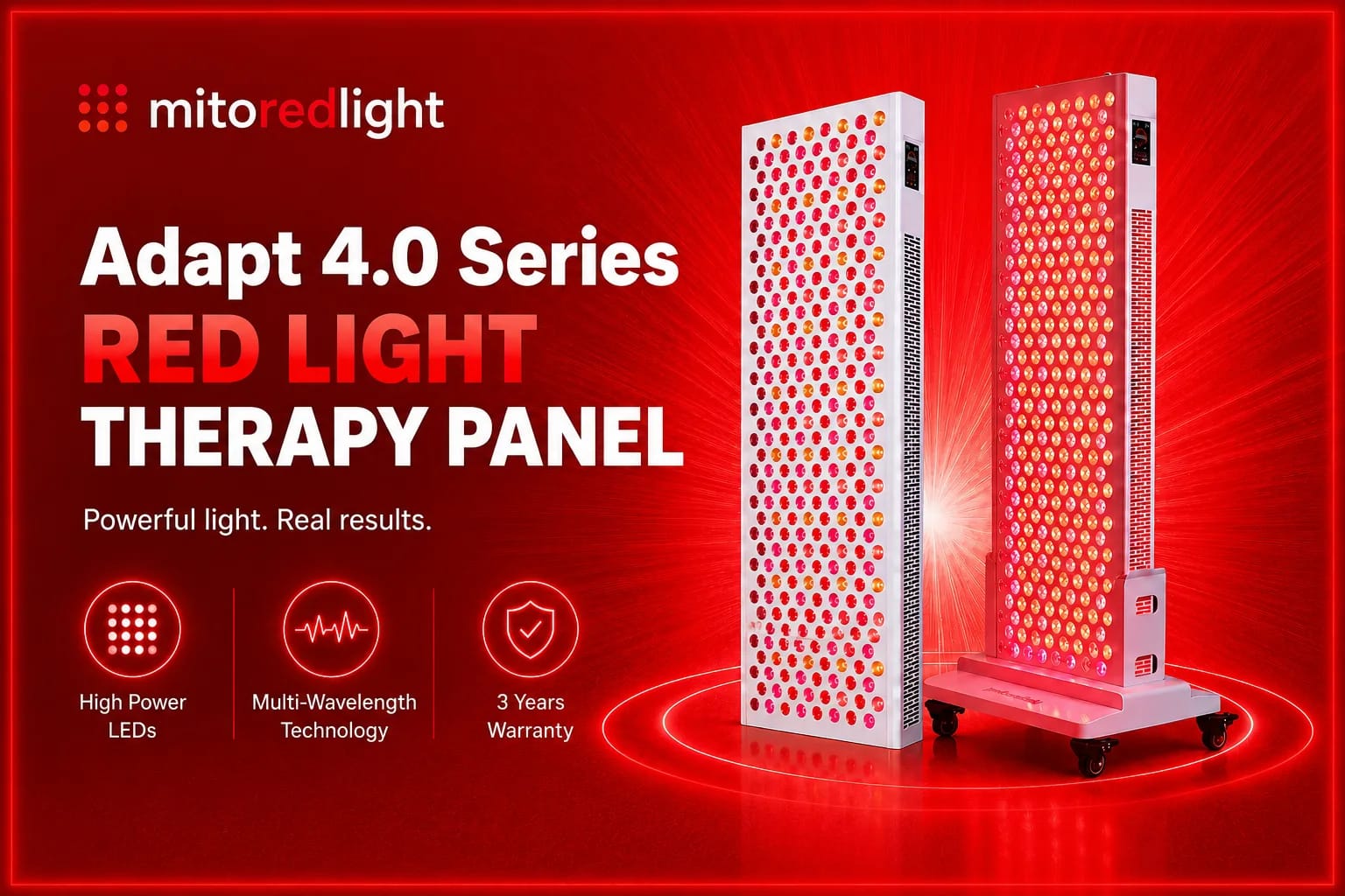 Mito Adapt 4.0 review: the eight-wavelength red light therapy panel