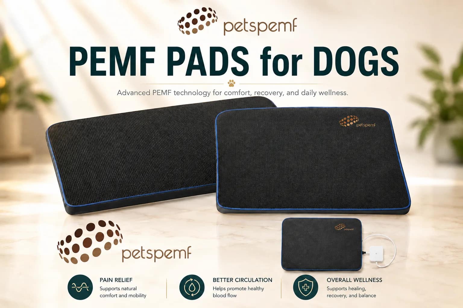 PetsPEMF Pad For Dogs Review Showing PEMF Therapy For Arthritis And Joint Pain