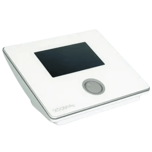 Sedona Pro PEMF Mat touchscreen controller displaying settings