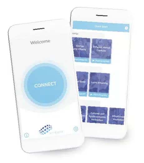 interfaccia dell'app CEMP che controlla le impostazioni del Tappetino OmniPEMF NeoRhythm