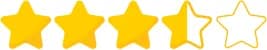 3.5 star
