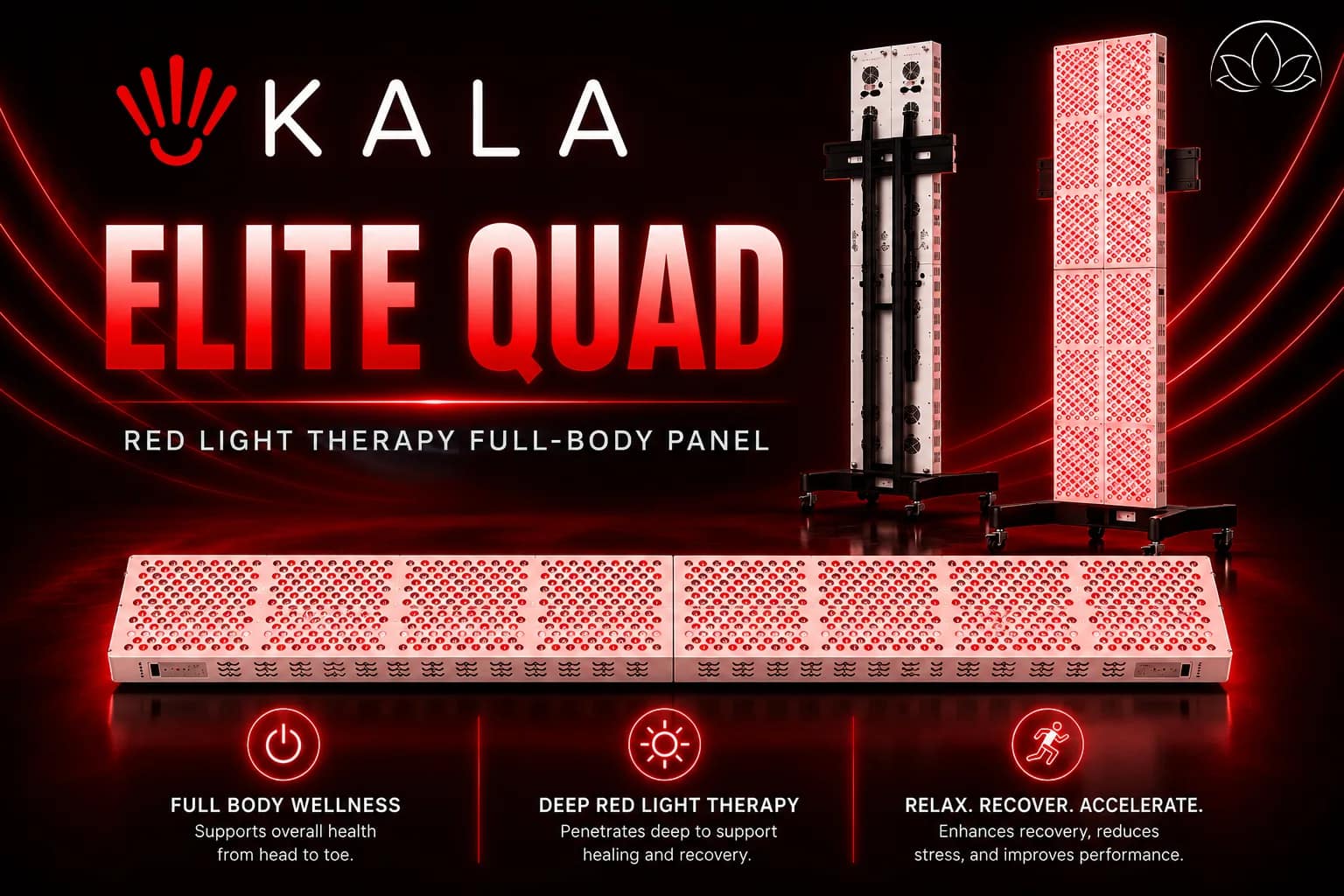Kala Elite Quad Red Light Therapy Panel