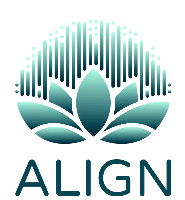 Align Zen PEMF brand logo for crystal mat and wellness gear
