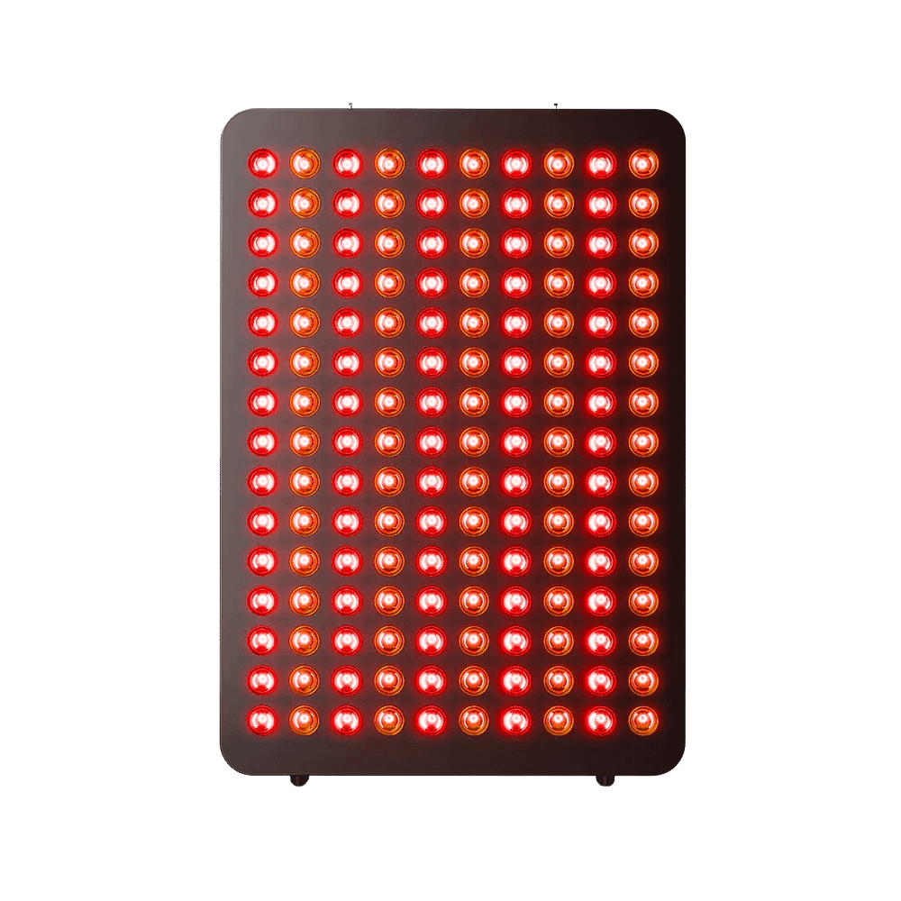 Another view of one of the three panels from the front: Front-facing view of BestQool panel highlighting modular design and treatment surface