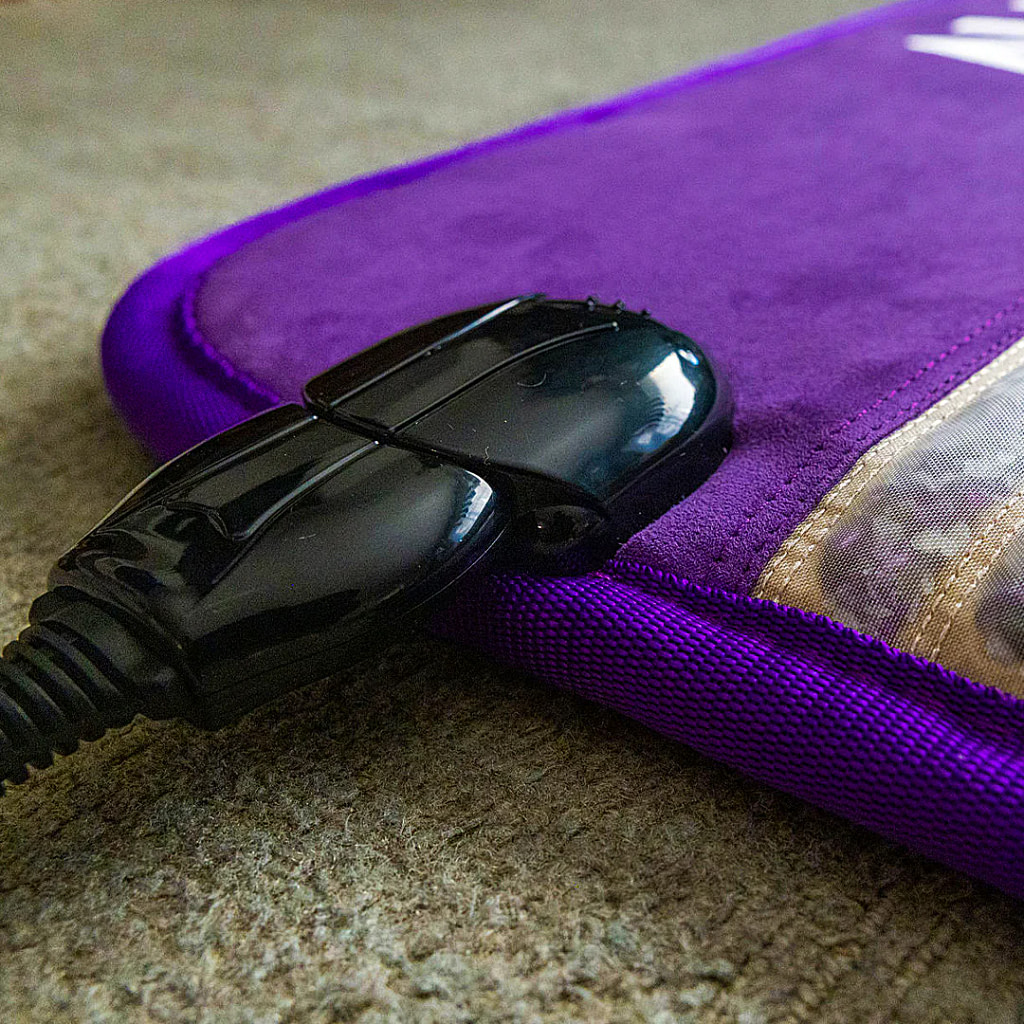 Power plug and connection port for the Align Zen PEMF Mat system