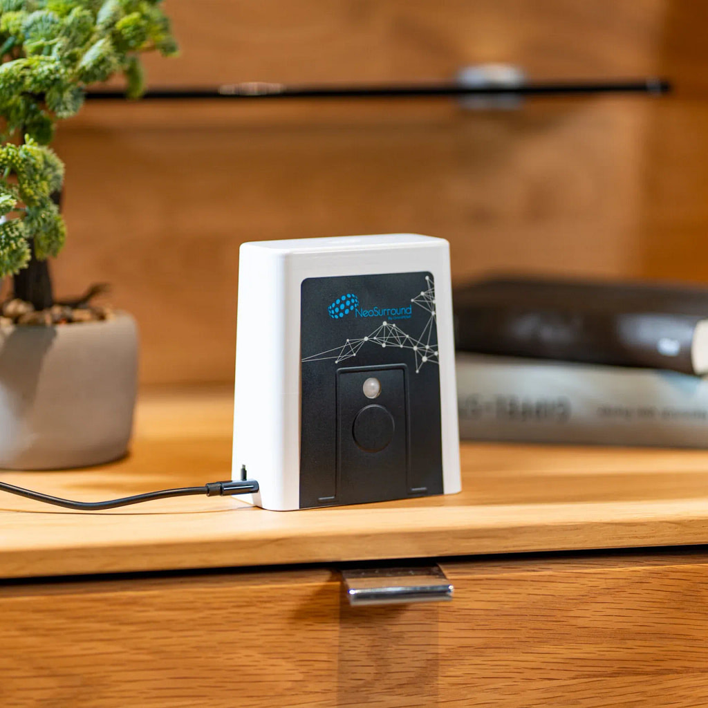 Closeup of the NeoSurround PEMF therapy device