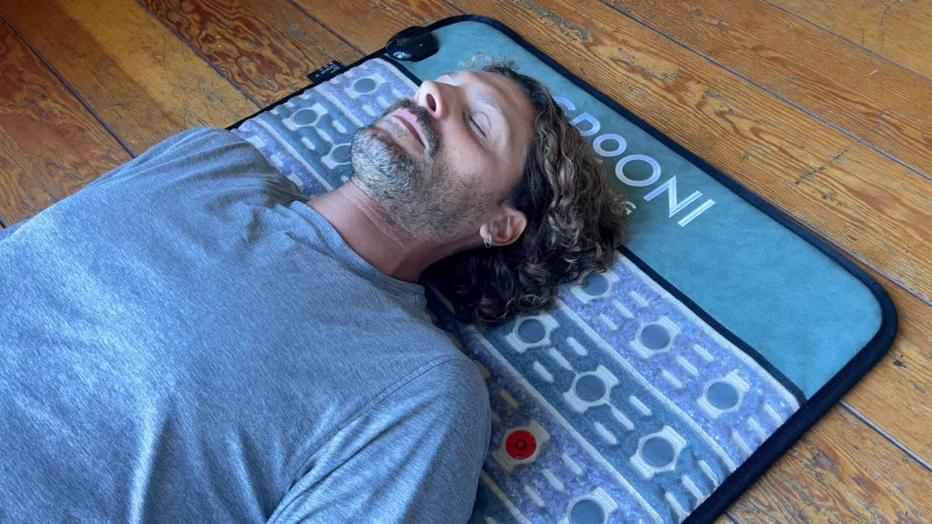 Closeup of Marco on the Grooni mat