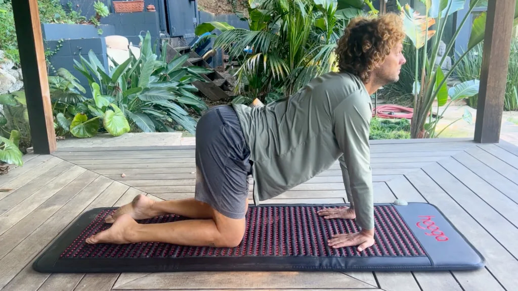 Marco using the Hooga Mat