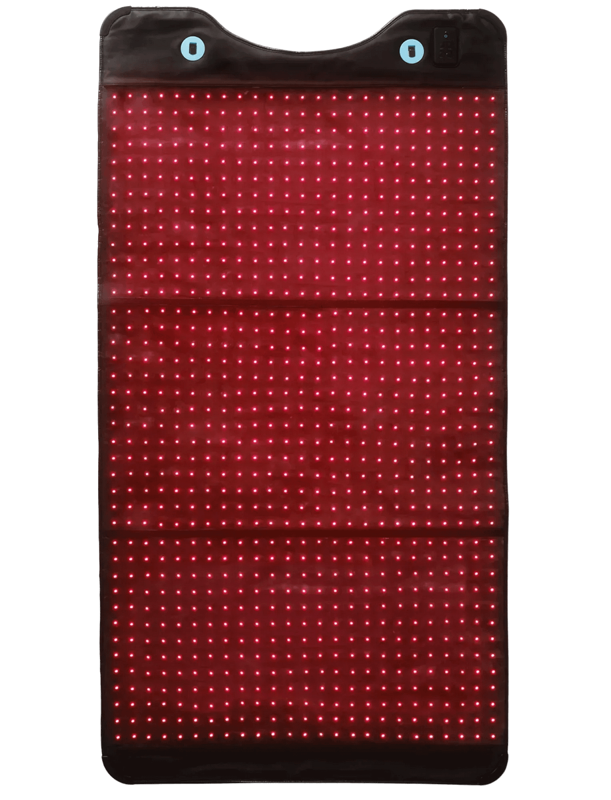 HigherDose Red Light Therapy Mat full product view showing convertible LED panel design