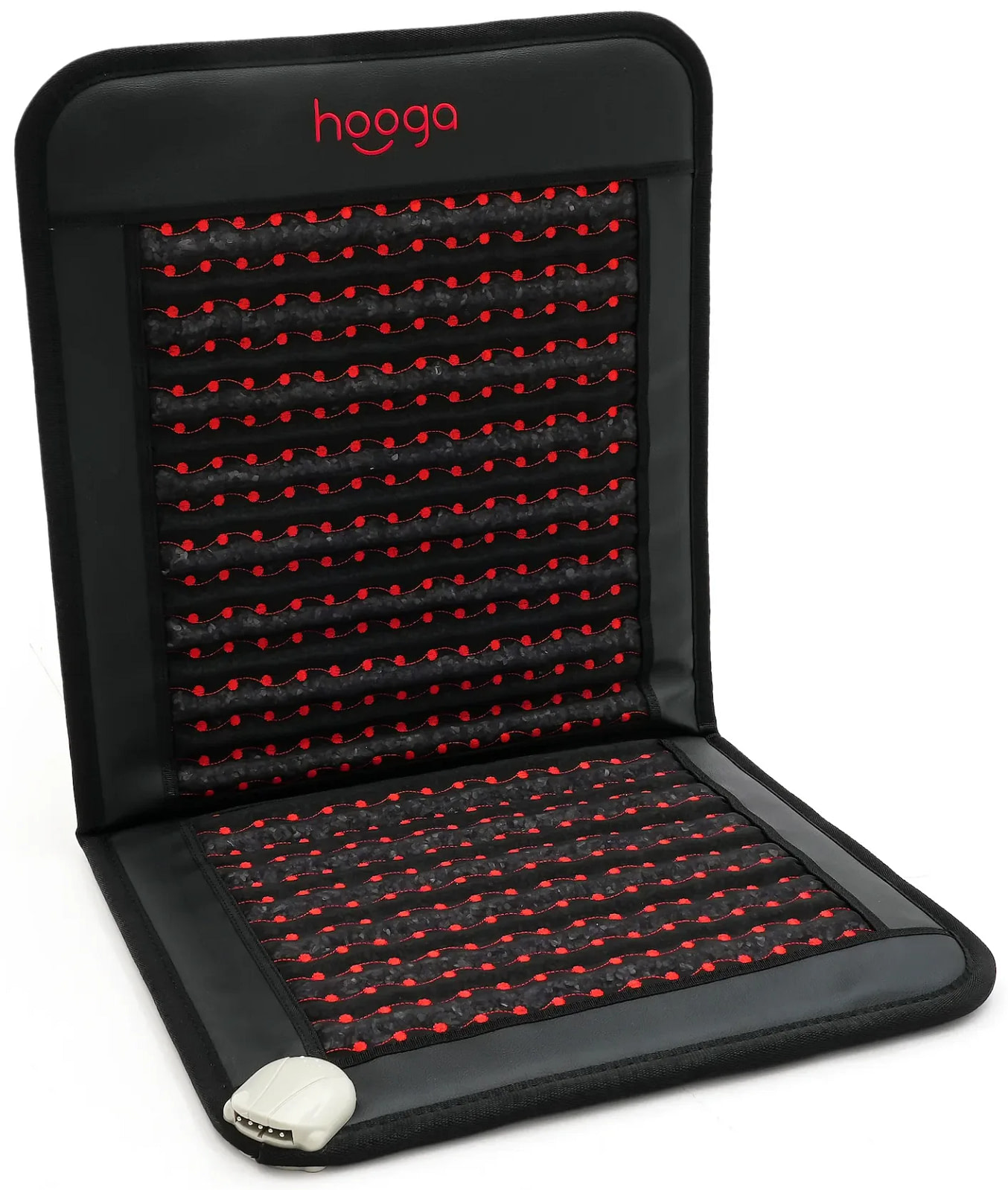 Foldable infrared PEMF mat for chair use – ergonomic design for posture and back support
