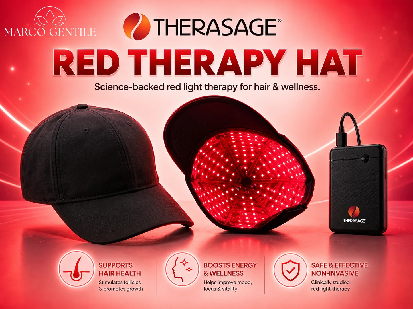 Therasage Red Light Therapy Hat