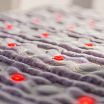 Details on the red lights of the TAJ mat