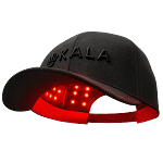 Kala Red Light Therapy Hat full product view featuring portable rechargeable LED scalp treatment cap