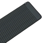 Angled view of Nushape PEMF mat with FIR, dynamic intensity, and gemstone layout