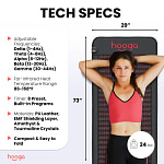 Graphic showing the specs of the Hooga PEMF mat