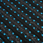 Close up texture of Grooni Earthing PEMF Pad surface for infrared therapy