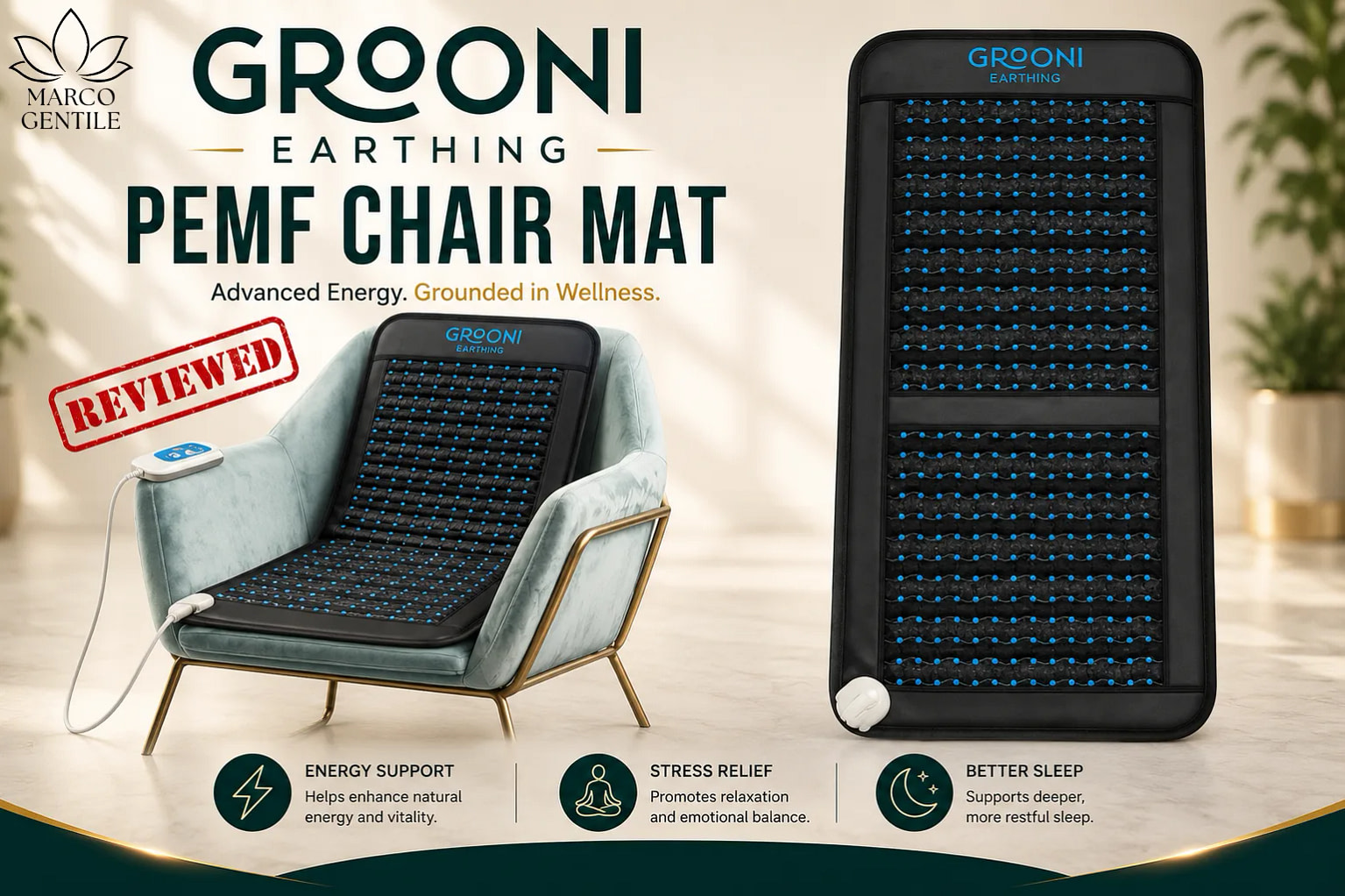 Grooni PEMF Chair Mat Review