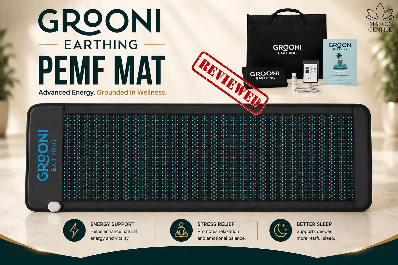 Grooni Earthing PEMF Mat Pro Full Review