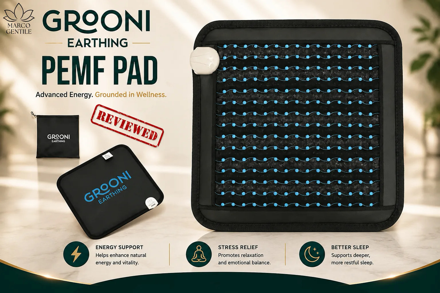 Grooni Earthing PEMF Pad Review