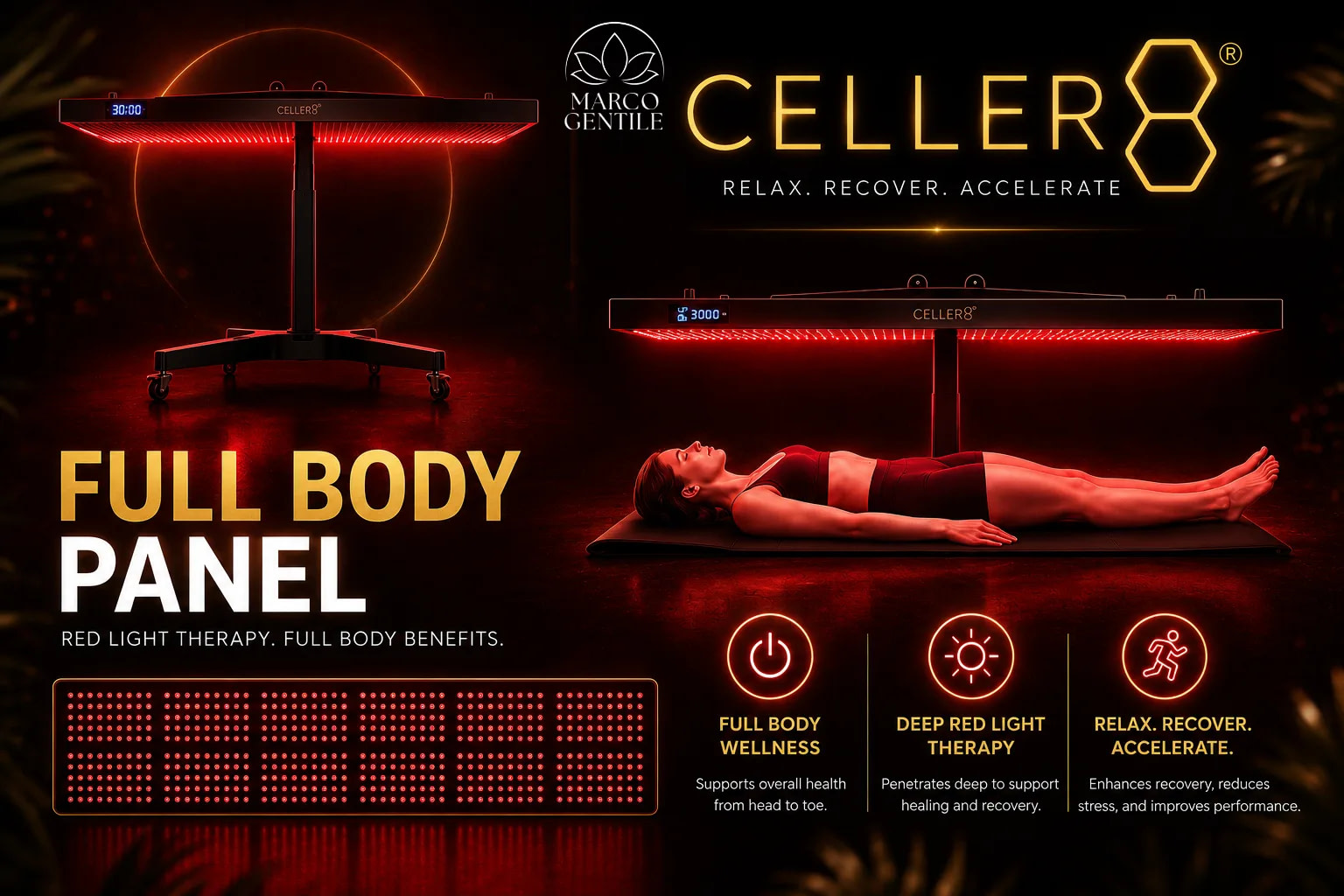 Celler8 Red Light Therapy Panel