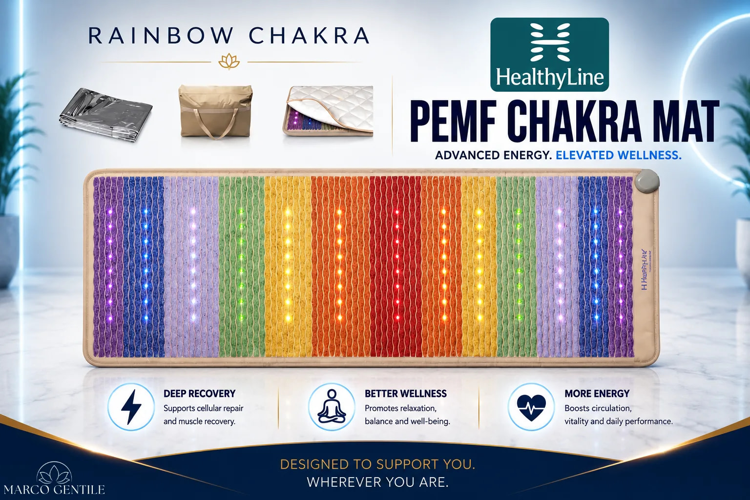 Healthyline Rainbow Chakra PEMF Mat Review