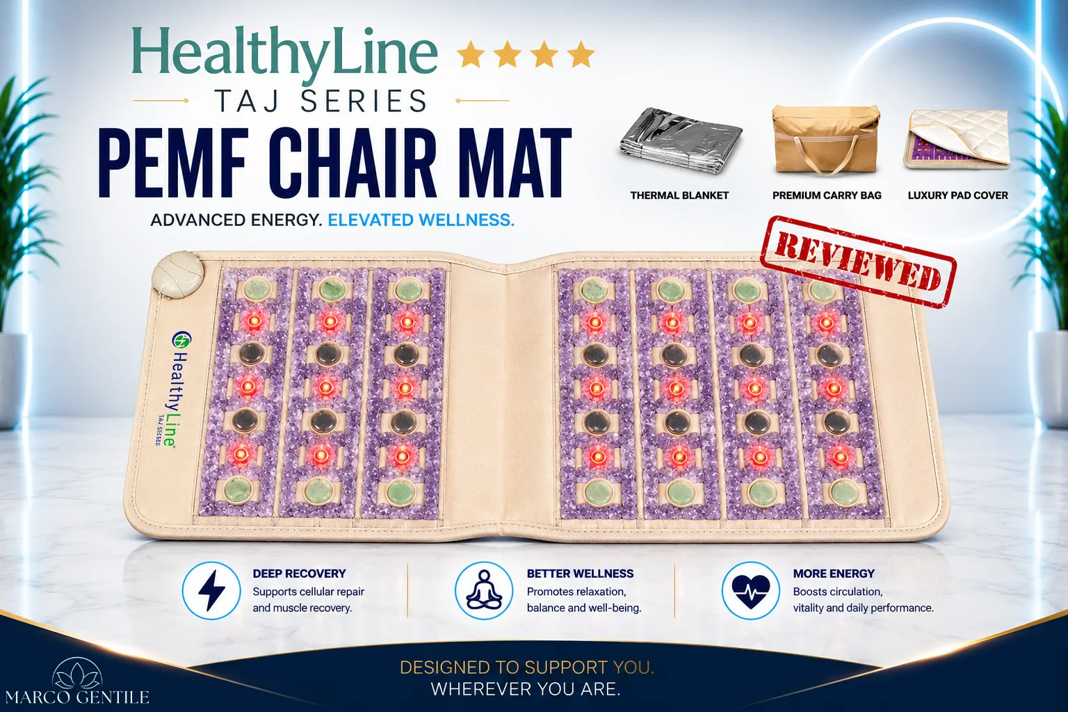 Healthyline TAJ PEMF Chair Mat Review