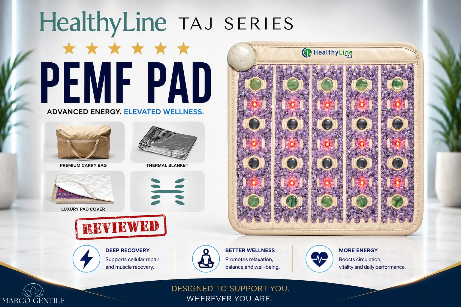 Healthyline TAJ PEMF Pad Review