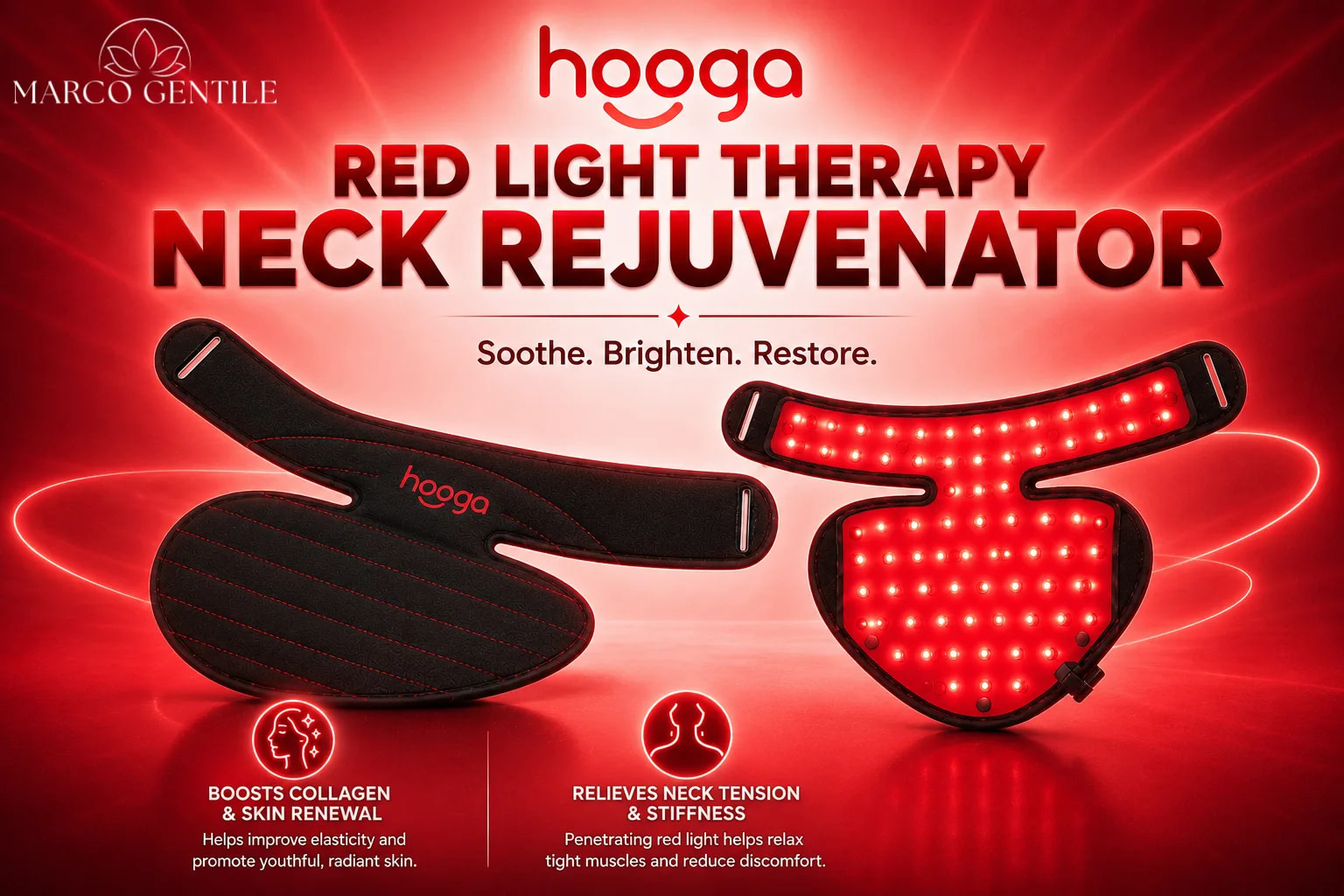 Hooga Red LIght Therapy Neck Rejuvenator