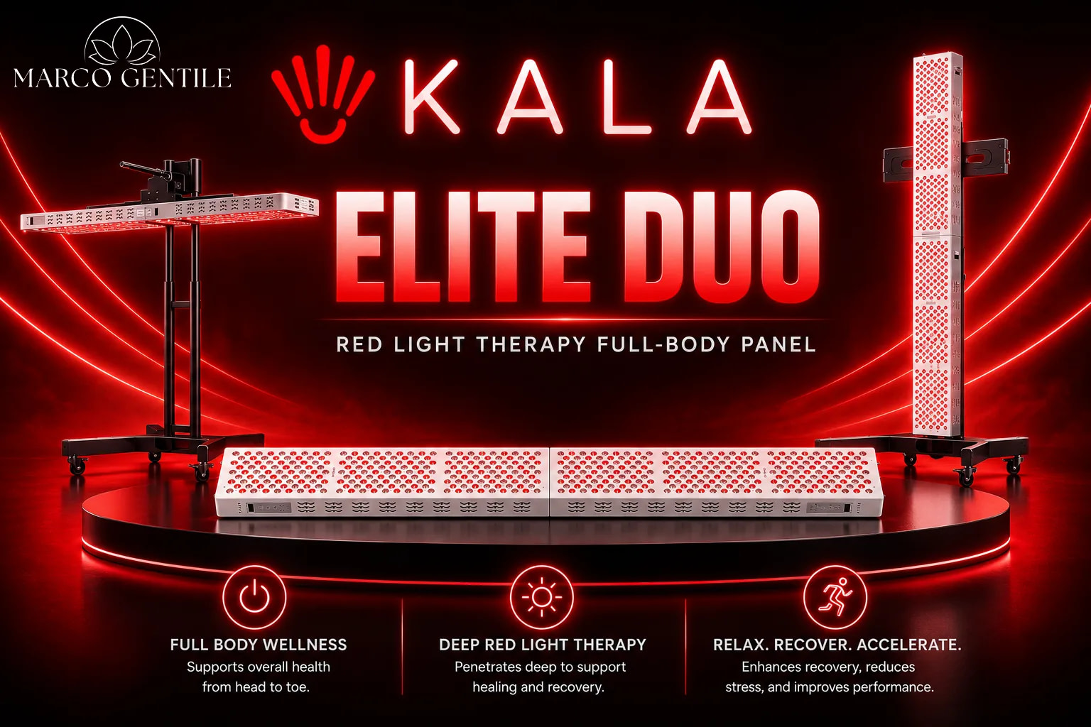 Kala Elite DUO Red Light Therapy Panel