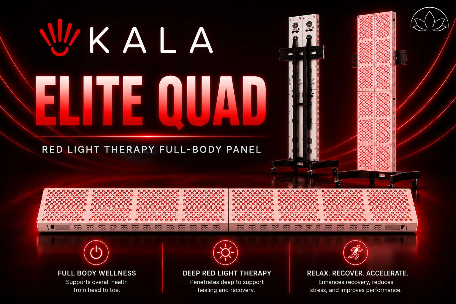 Kala Elite Quad Red Light Therapy Panel