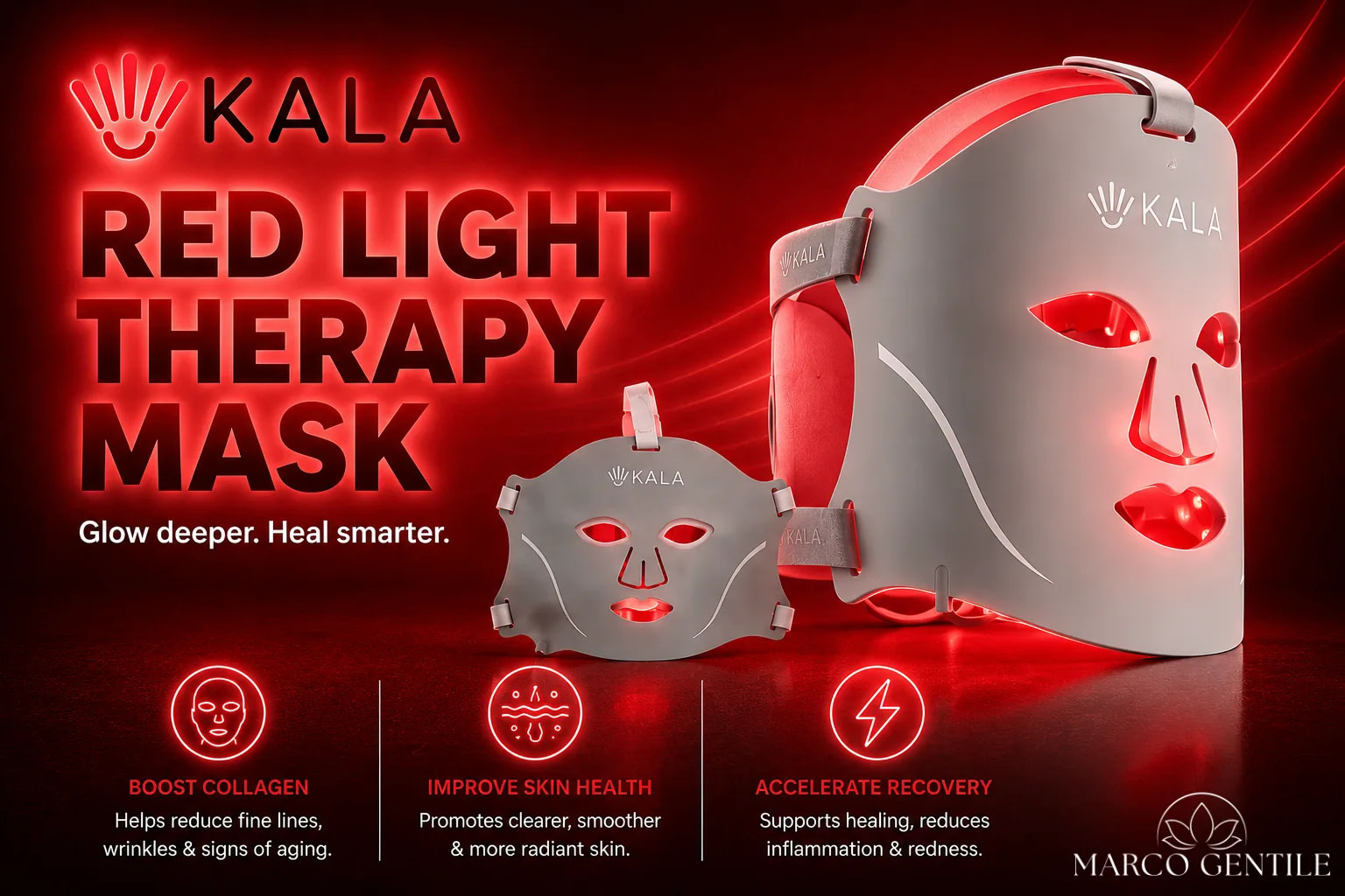 Kala Red Light Therapy Face Mask