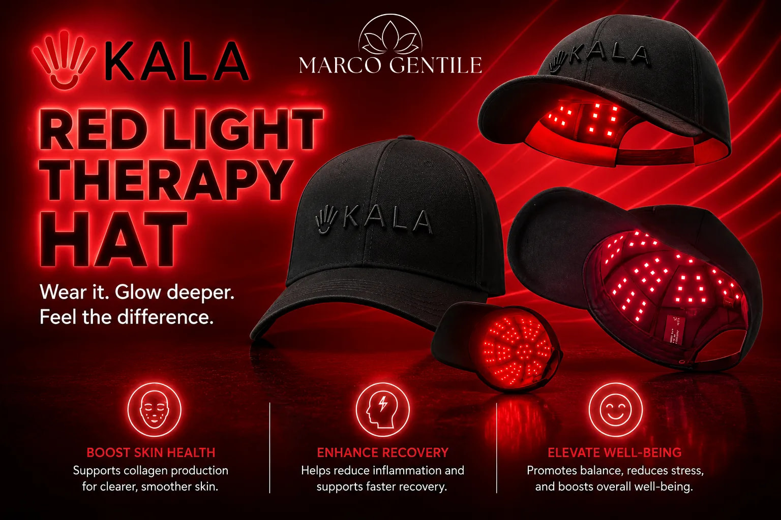 Kala Red Light Therapy Hat