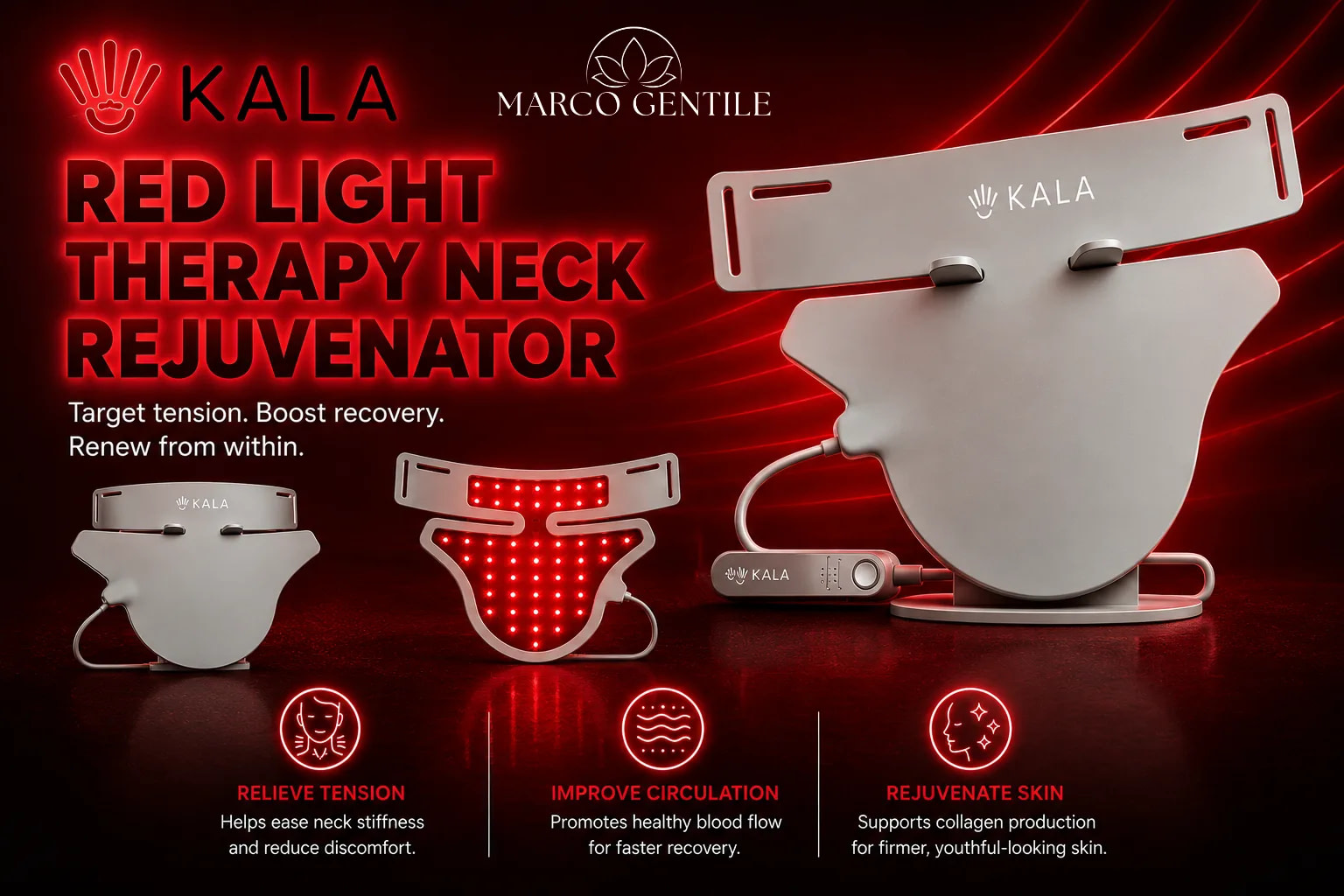 Kala Red Light Therapy Neck Rejuvenator