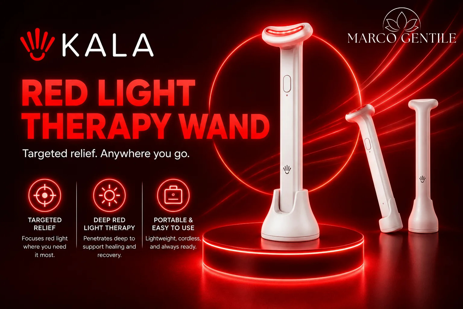 Kala Red Light Therapy Wand