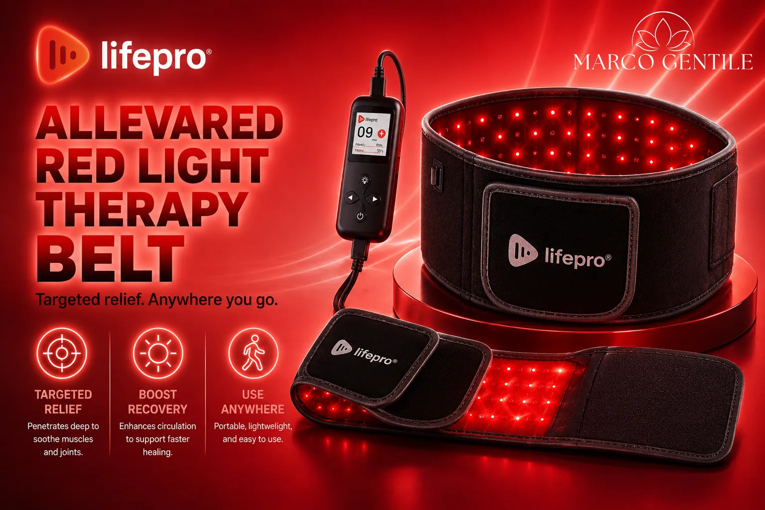 LifePro Red Light Therapy Belt