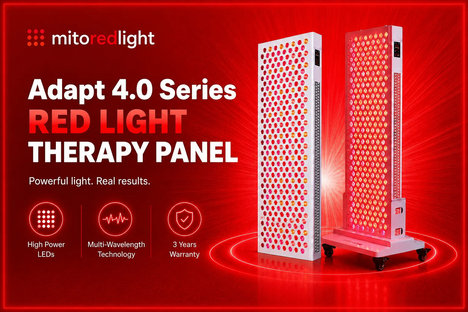 Mito Adapt 4.0 review: the eight-wavelength red light therapy panel