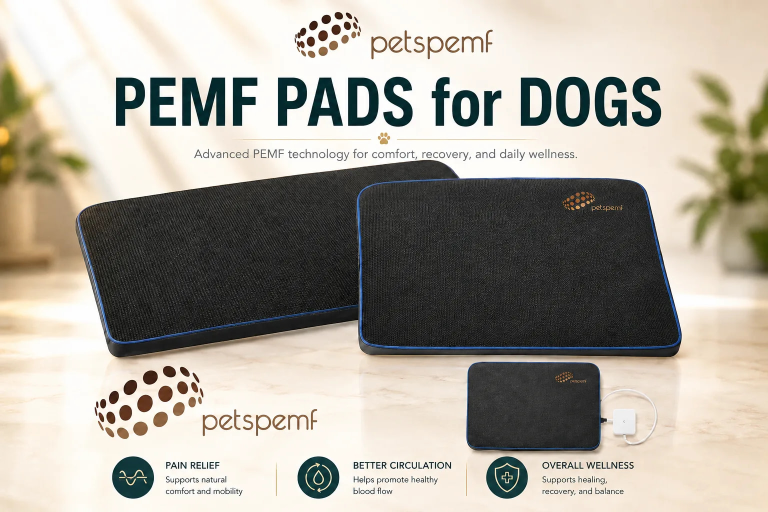 PetsPEMF Pad For Dogs Review Showing PEMF Therapy For Arthritis And Joint Pain