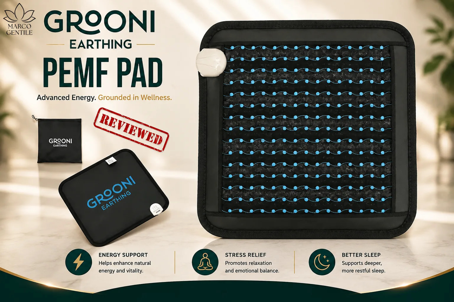Grooni Earthing PEMF Pad Review