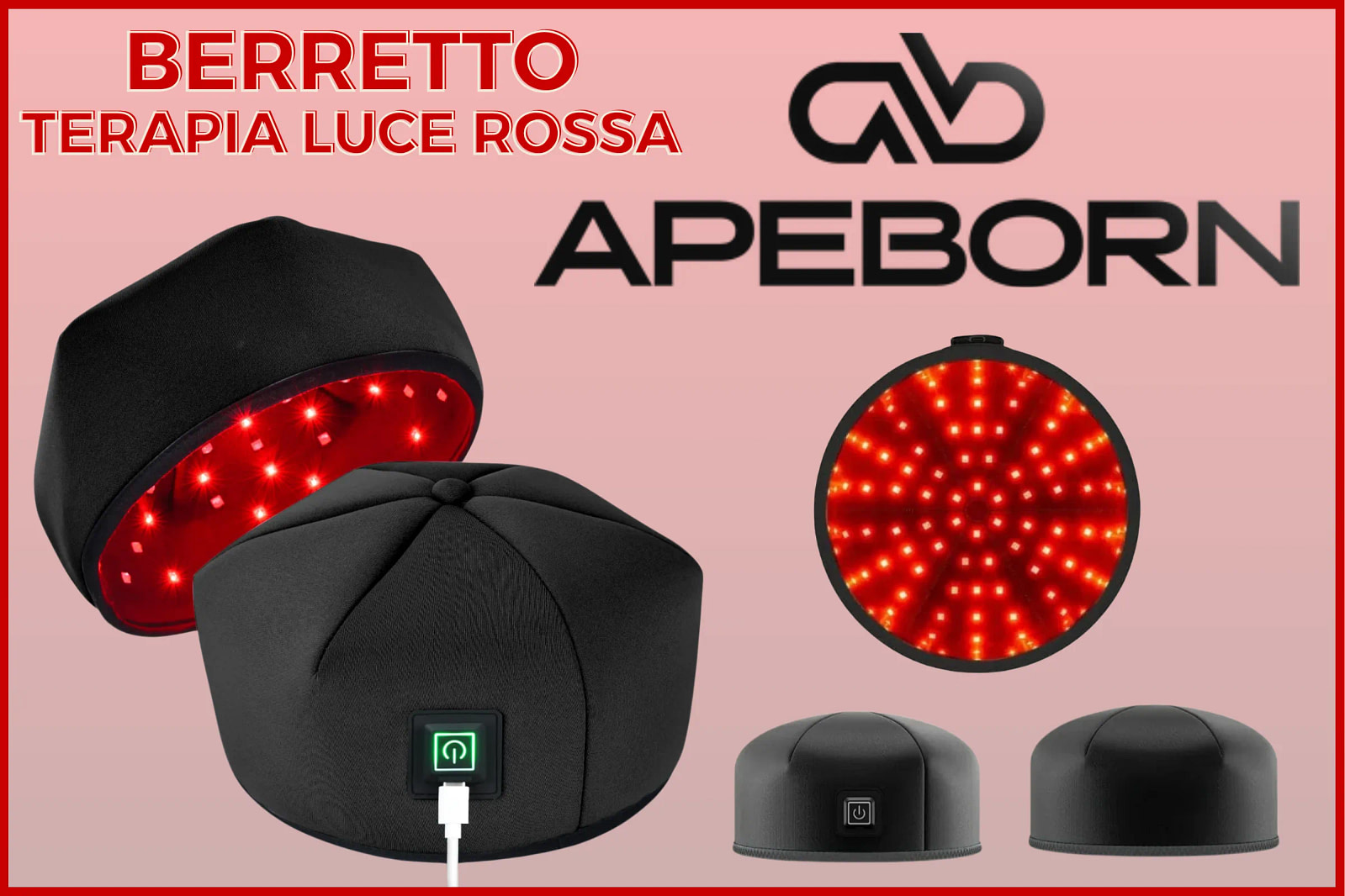 Recensione Cappello ApeBorn per Terapia a Luce Rossa