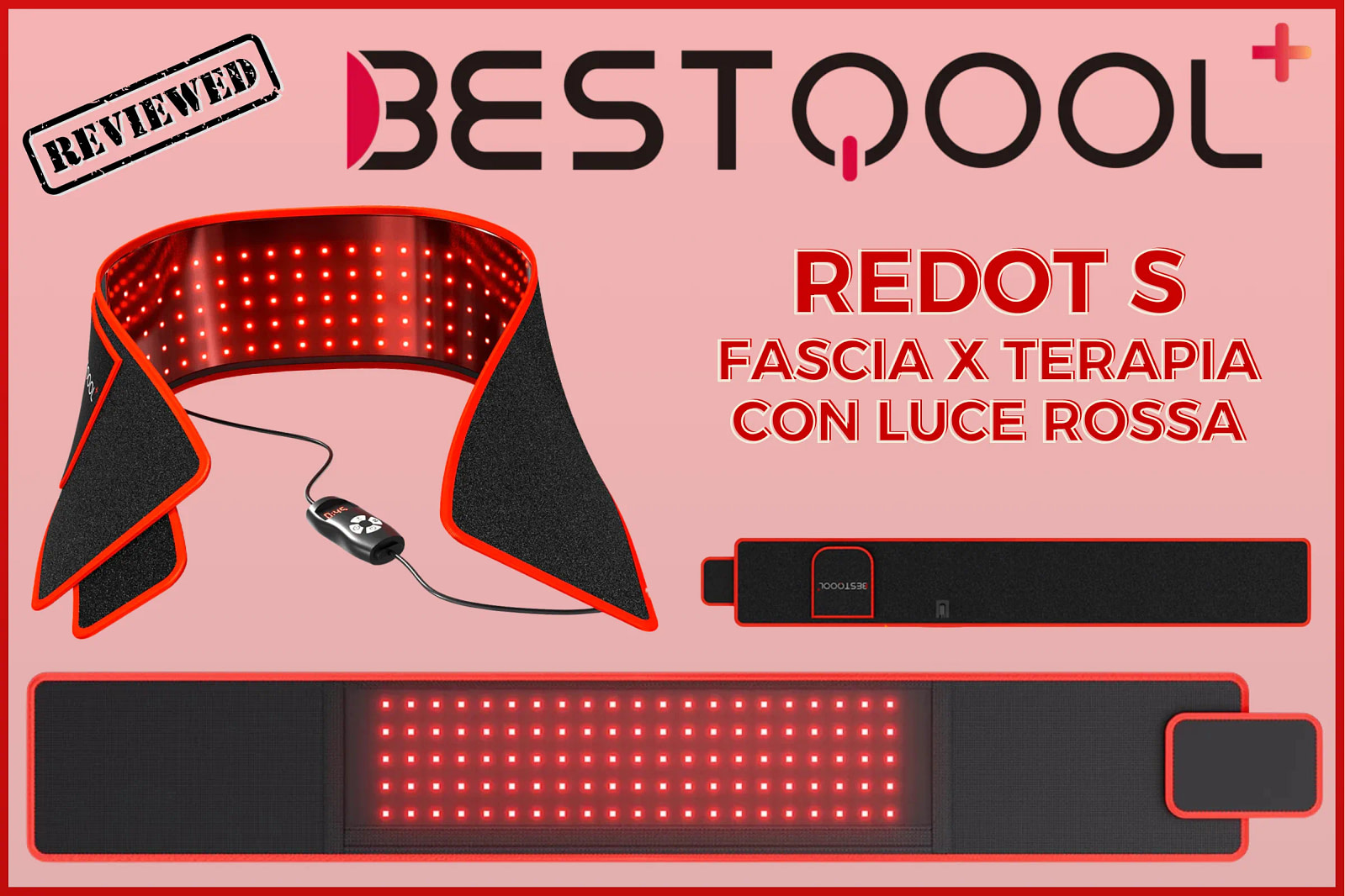 Recensione Cintura BestQool Redot S per Terapia con Luce Rossa
