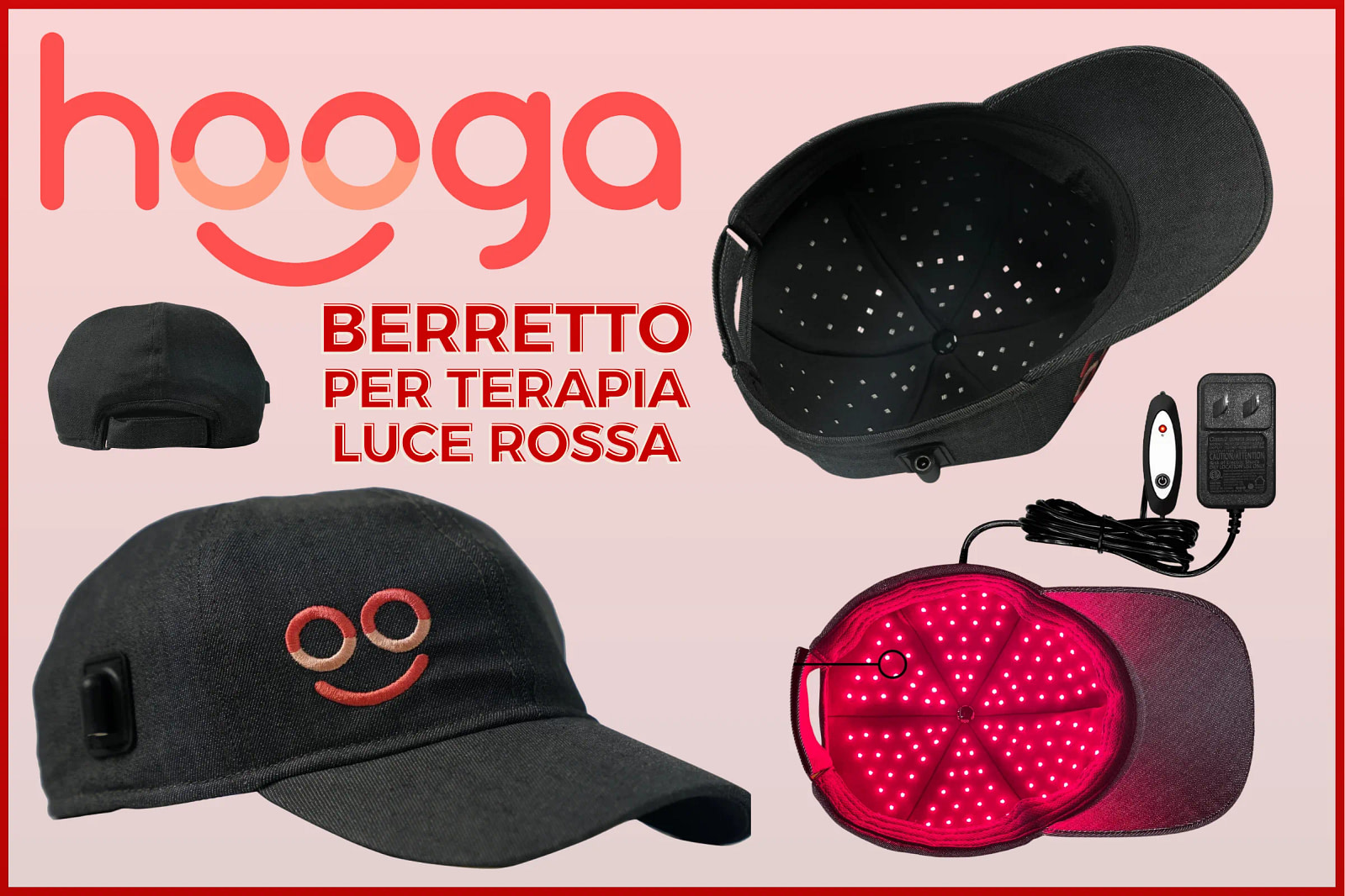 Recensione Cappello Hooga per Terapia con Luce Rossa