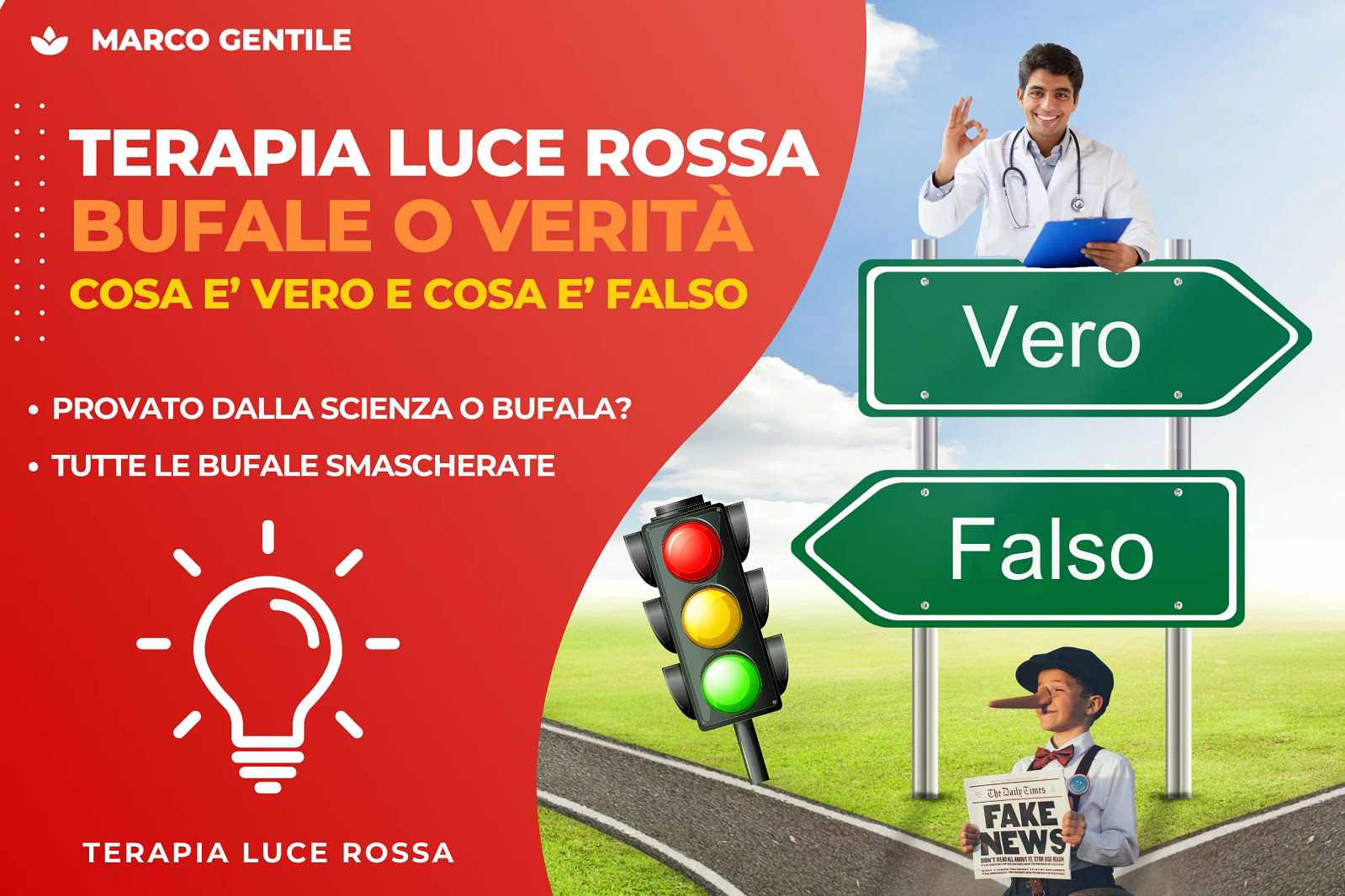 Terapia Luce Rossa Bufale FB