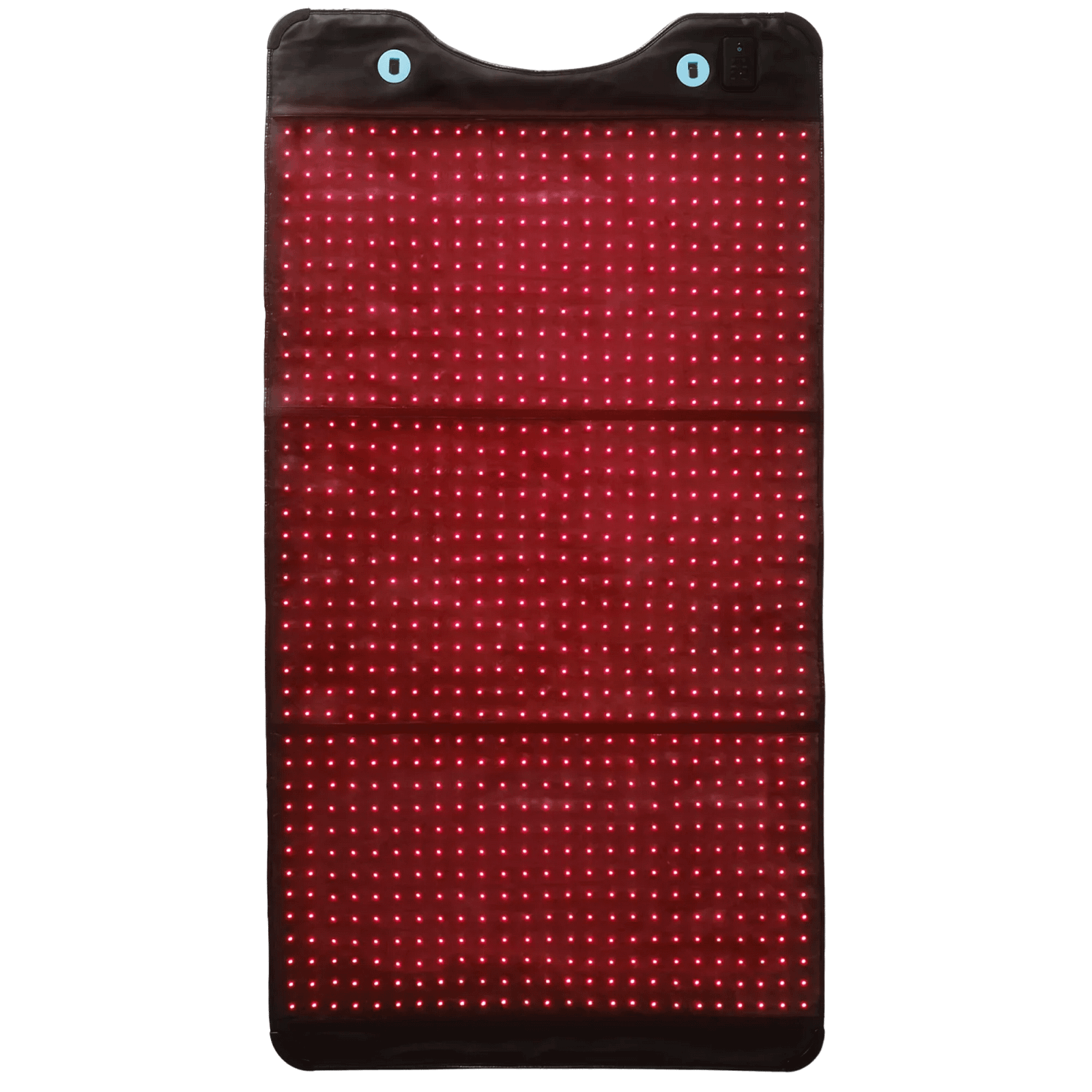 HigherDose Red Light Therapy Mat full product view showing convertible LED panel design
