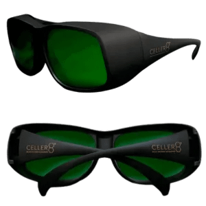 Eye protection glasses for safe red light therapy panel use