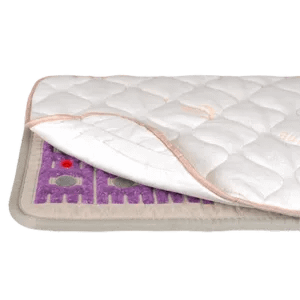 Protective waterproof cover accessory for HealthyLine TAJ PEMF Mat to safeguard against moisture