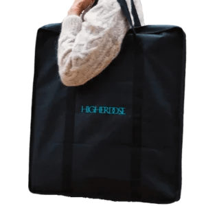 Travel PEMF device carrying case bag for compact storage and portability